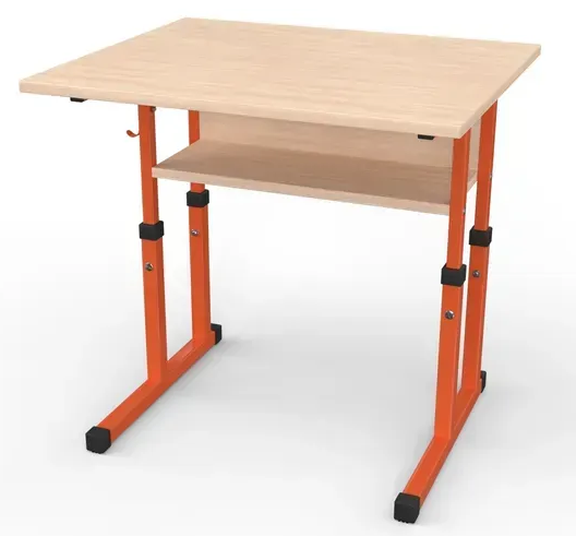 Стіл учнівський №4-7/700х585 прямі кути МФ Вересень